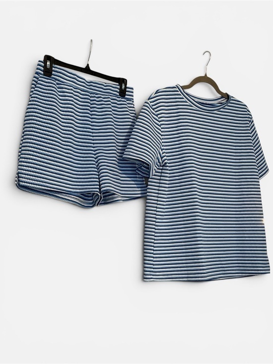 Pants - FISOEW Blue Striped 2 Piece Lounge Set NWT Size M